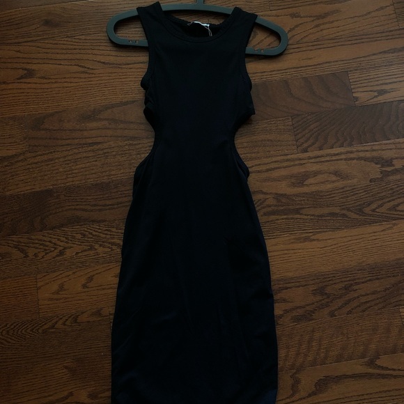 ZARA MID LENGTH FITTED DRESS - Picture 2 of 2